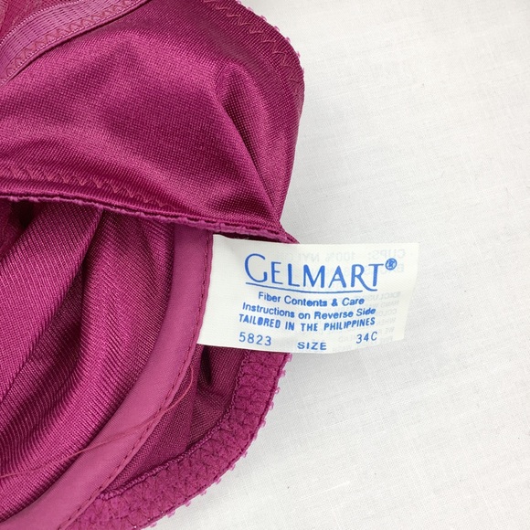 NWT vintage 90s unlined nylon lace bra - Picture 4 of 4